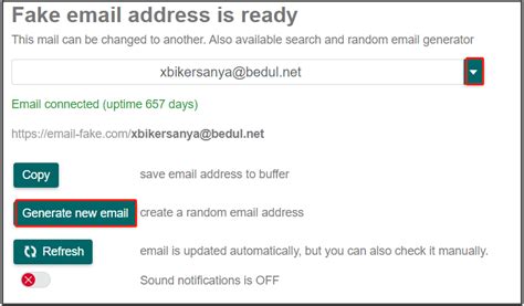 what are some fake email addresses